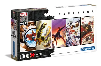Produktbild von Clementoni Marvel 80th Anniversary, 1000 Stück(e), Comics, 10 Jahr(e)