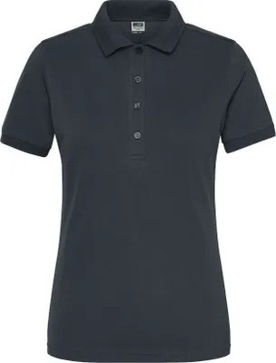 Produktbild von Polo aus weichem Elastic-Piqué carbon, Gr. S