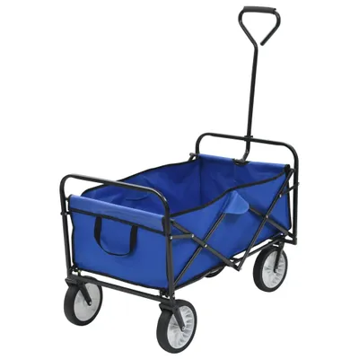 Produktbild von Klappbarer Handwagen Stahl Blau