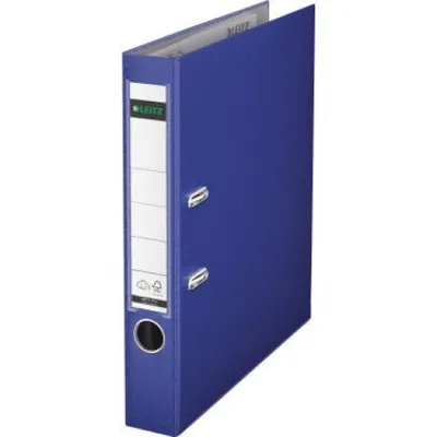 Produktbild von Leitz 180° Plastic Lever Arch File, 55 mm, 320 mm, 0.44 kg, Blau
