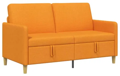 Image de Canapé vidaXL avec rangement, jaune foncé, 152 x 78 x 87 cm, polyester