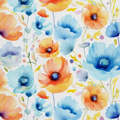 Image de OUTDOOR DECOSTOFFE OXFORD - Blumen - DX2634