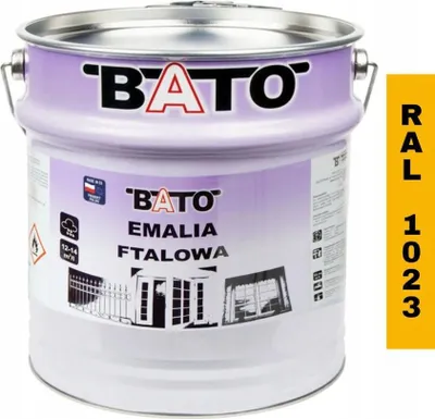 Obrázok produktu pre Ftalová kyselina-emal na drevo BATO farba na drevo ŽLTÁ RAL 1023 10 l