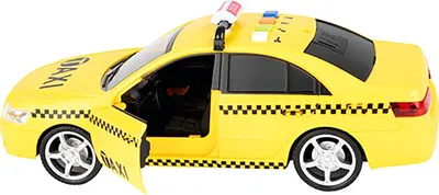Produktbild von Toi-toys Auto als Taxi mit Rückzug Licht und Sound