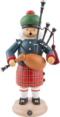 Produktbild von Schotte mit Dudelsack (27cm) Räuchermann von Müller Kleinkunst