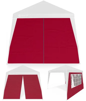 Produktbild von CASARIA 2x Seitenteilen für Pavillon 3x3m Rot