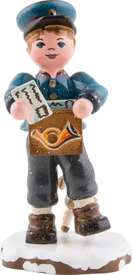 Produktbild von Winterkinder Postbote (8cm) von Hubrig Volkskunst