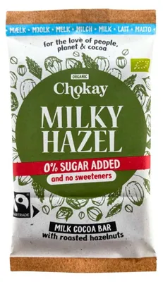 Productafbeelding van Tafelchocolade - Melkchocolade met hazelnoot, 70g