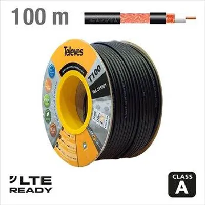 Obrázok produktu pre Koaxiálny kábel TV CU T100plus BLACK (100 m)