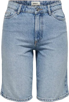 Produktbild von ONLY Jeansshorts mit fünf Taschen und aufgerolltem Saum Größe: L