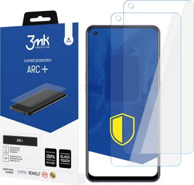 Produktbild von 3mk Display Schutzfolie ARC+ für Oppo Reno 6 Lite  0,17mm Self-Heal (2 Stück)