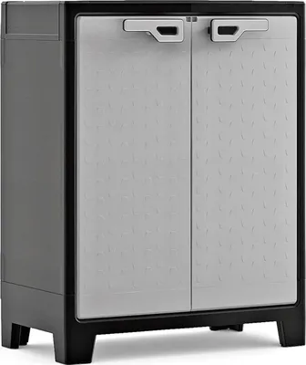 Immagine prodotto di Keter Armadio basso Titan nero e grigio 100 cm