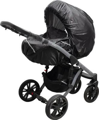 Obrázek produktu pro Pláštěnka na kočárek s reflexním prvkem New Baby Basic černá