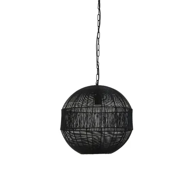 Produktbild von Light & Living - Hängelampe Pilka - Schwarz - Ø45x47 cm