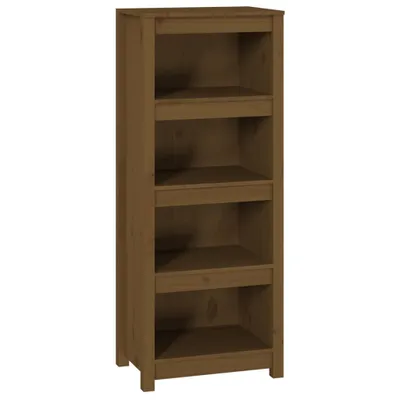 Obrázok produktu pre vidaXL Regál Honey Brown 50x35x125,5 cm Masívne borovicové drevo