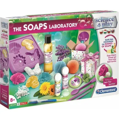 Immagine prodotto di Laboratorio per bambini Clementoni Produzione di sapone