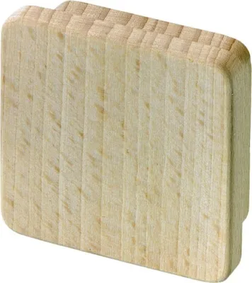 Produktbild von Hettich Möbelgriff Buche 60,0 x 60,0 x 20,0 mm - 1 Stück