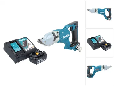 Produktbild von Makita DJS 200 RF1 Akku Blechschere 18 V 2,0 mm Brushless + 1x Akku 3,0 Ah + Ladegerät