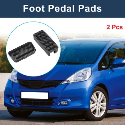 Produktbild von 2 Stück Automatische Fu?pedalauflagen Gaspedalauflagen Für Honda Jazz 2021 Aluminiumlegierung Schwarz