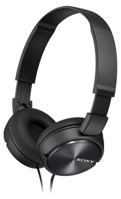 Produktbild von Sony MDR-ZX310, Kabelgebunden, 10 - 24000 Hz, Musik, 125 g, Kopfhörer, Schwarz