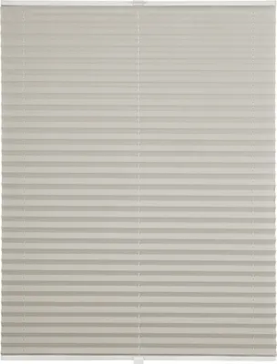 Produktbild von Plissee auf Maß Fusion für Fenster zum Anschrauben in Glasleiste Farbe: Hellbeige Fusion, Größe: B): 81-90 cm, H): 201-250 cm