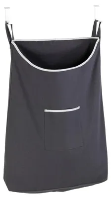 Obrázek produktu pro WENKO Sběrač prádla nad dveřmi 65L Canguro Grey Basket Hanging Bag Koupelnový třídič