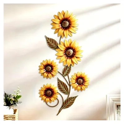 Produktbild von Metall Wanddekoration Sonnenblume