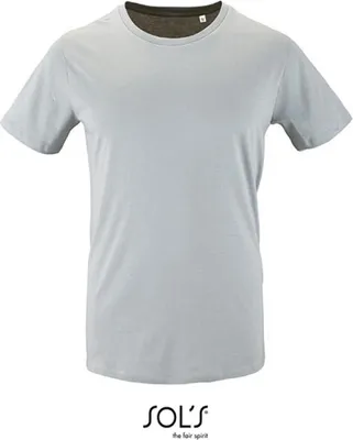 Produktbild von SOLs 02076 | Herren  Short Sleeve T-Shirt Milo - Farbe: Pure Grey - Größe: L