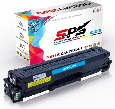 A toner cartridge and its packaging are displayed against a white background.