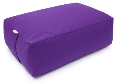 Produktbild von yogabox VIPASSANA Kissen XL - lila 45 x 33 x 14 cm Buchweizenschalen