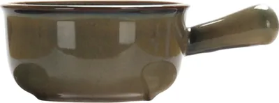 Zdjęcie produktu dla Miska ceramiczna Cotta z uchwytem 18 x 6,5 cm, zielona