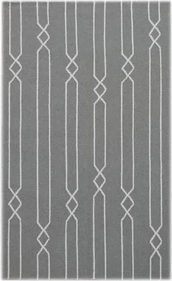 Productafbeelding van Kelim tapijt, kleur grijs/beige (110x170 cm)