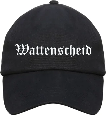 Produktbild von Wattenscheid Cappy - Altdeutsch bedruckt - Schirmmütze Cap  Einheitsgröße Schwarz