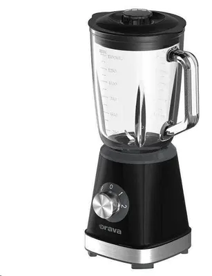 Zdjęcie produktu dla Orava RM208B, Blender stołowy, 1,5 l, Funkcja pulse, Rozgniatacz do lodu, 500 W, Czarny, Stal nierdzewna