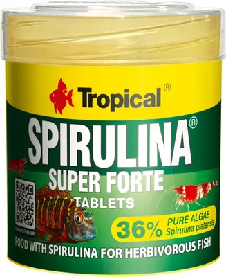 Produktbild von Super Spirulina Forte - Klebetabletten, 36g Fischfutter