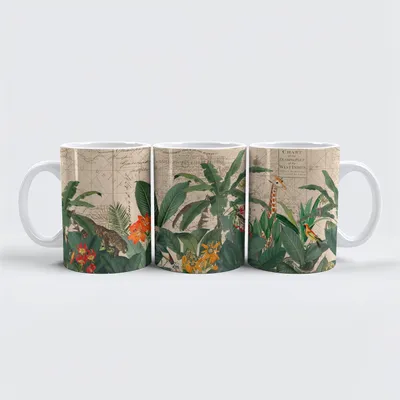 Produktbild von raxxa Premium-Tasse "Explore The New World II"