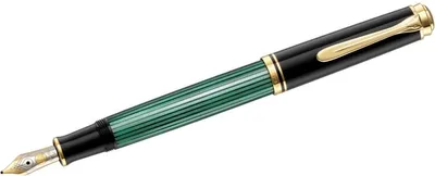 Obrázek produktu pro Pelikan 994855 Plnicí pero Pelikan "Souverän 400", černá/zelená, F