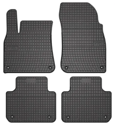 Imagen del producto de Alfombrillas de goma para Porsche Cayenne III desde 2018 (SUV) – juego de 4 piezas, negras, a medida – Wielganizator SolidPRO