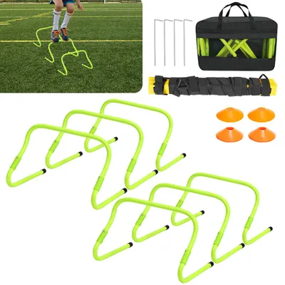 Obrázek produktu pro Ikodm – koordinační kuželky pro fotbalový agility trénink, 42 cm, sada kuželek pro trénink překážek