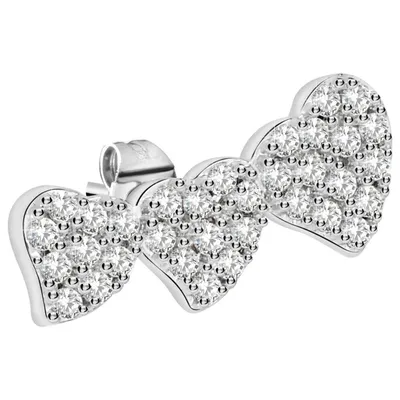 Image de Boucles d'oreilles simples Coeurs LPS02ARQ29