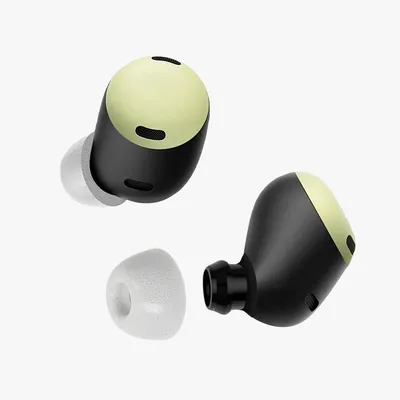 Produktbild von kwmobile 6x Ersatz In Ear Kopfhörer kompatibel mit Google Pixel Buds Pro - 3 Größen - Polster Ohrstöpsel In-Ear Ohrhörer - Weiß