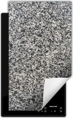Produktbild von DarHaus Herdabdeckplatte 1 teilig 30x52 cm Anti Rutsch Matte Aufrollbar, Granit