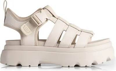 Produktbild von UGG Damen Sandalen aus echtem Naturnubukleder mit Synthetik-Innensohle in Beige