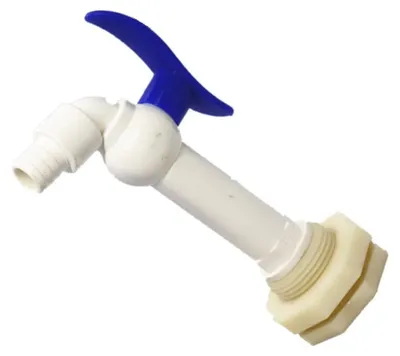 Image de Réservoir d'eau IBC avec robinet et raccord en plastique long