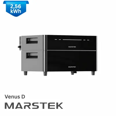 Produktbild von MARSTEK Venus D Speicher 2,56kWh mit Erweiterungsakku, modularer Balkonkraftwerk, 2500W bidirektionaler Wechselrichter, 4 MPPT, Notstrom, IP65