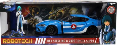 Produktbild von Jada Modellauto Hollywood Rides Robotech M Sterling 20 Toyota Supra mit Figur 1:24 253255051