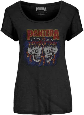 Produktbild von Pantera - Domination Damen X-Large T-Shirt - schwarz