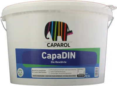 Produktbild von Caparol CapaDin 12,5ltr. Weiss ; Innenfarbe; Wandfarbe