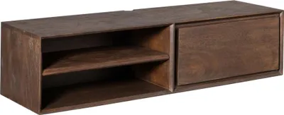 Produktbild von TV-Board Amoria Mangoholz Massiv Braun / Schwebend, Masse:120 cm X 35 cm