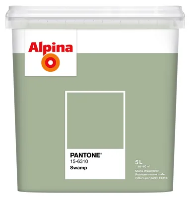 Produktbild von Alpina Wandfarbe Pantone matt swamp 5 L